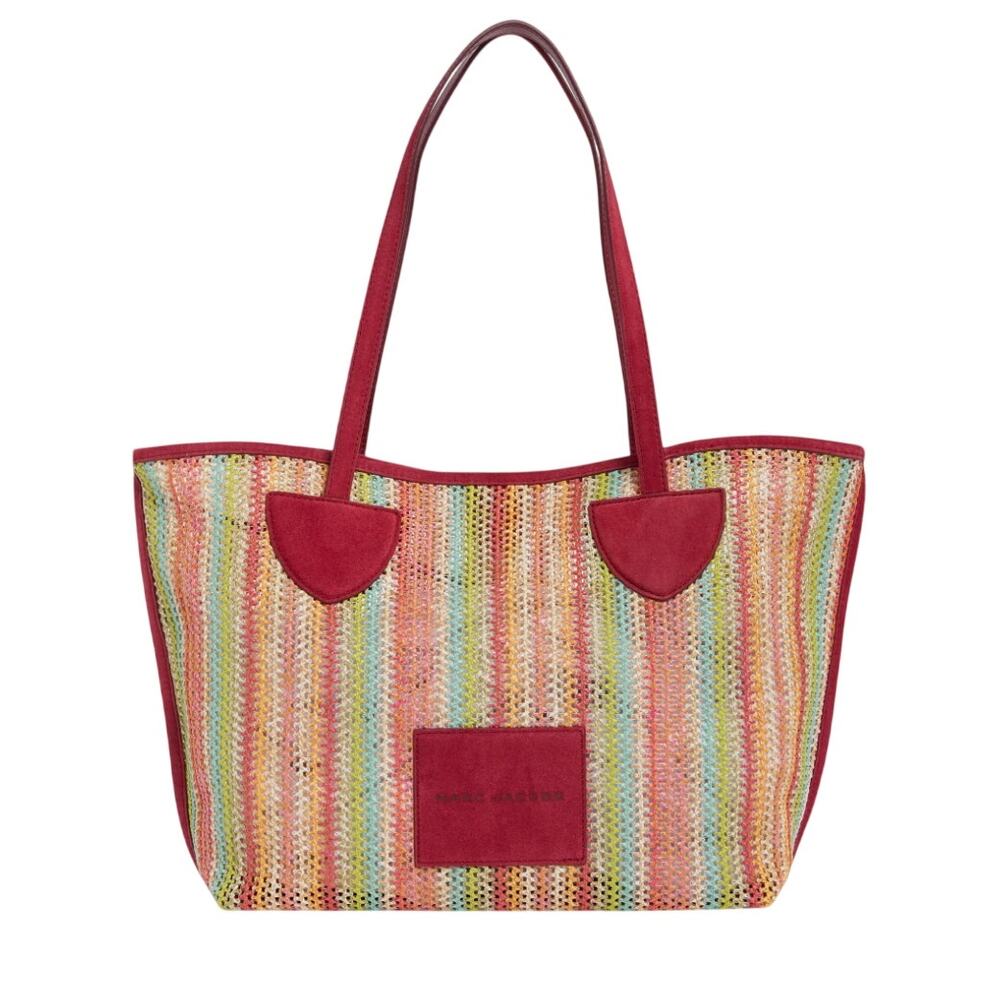 Marc Jacobs Rhubarbi Raffia Tote NWT MSRP $398